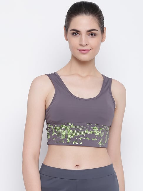 Fila Grey Non Wired Sports Bra