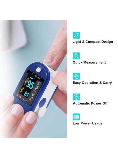 Buy Mido B03 Finger Tip Oximeter with OLED Display (Blue) Online At ...