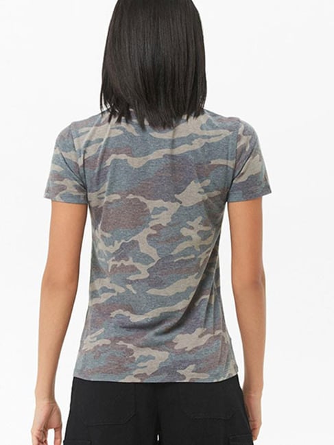 camo shirt women's forever 21