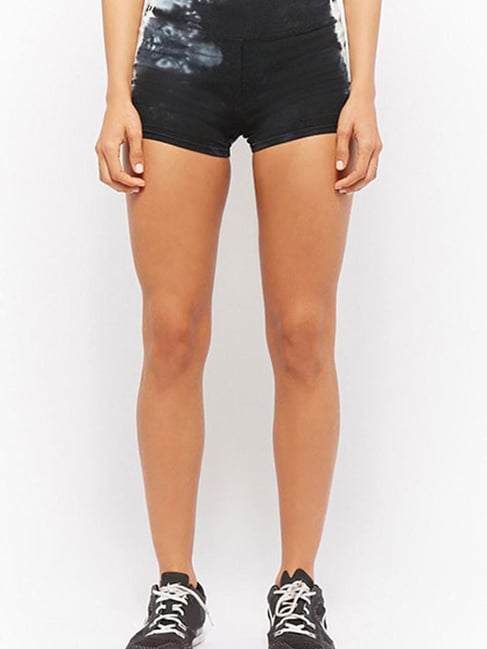 Buy Forever 21 Black Tie Dye Shorts for Women Online Tata CLiQ