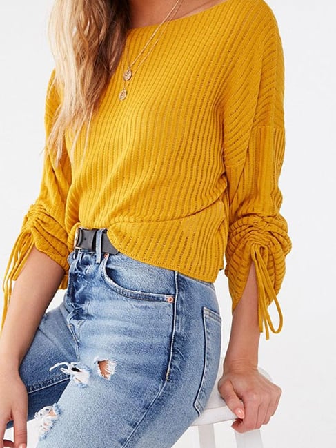 mustard sweater womens