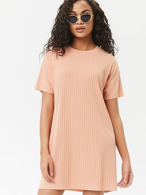 Apricot shop striped dress