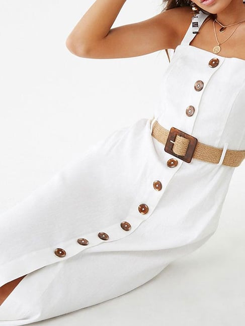 chinese dress ladies Eyelet Bustier Flounce Mini Dress