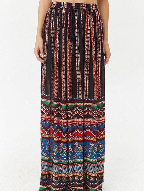 Forever 21 Multicolor Printed Skirt Price in India