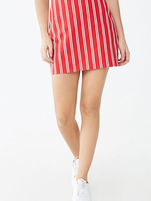 striped skirt forever 21
