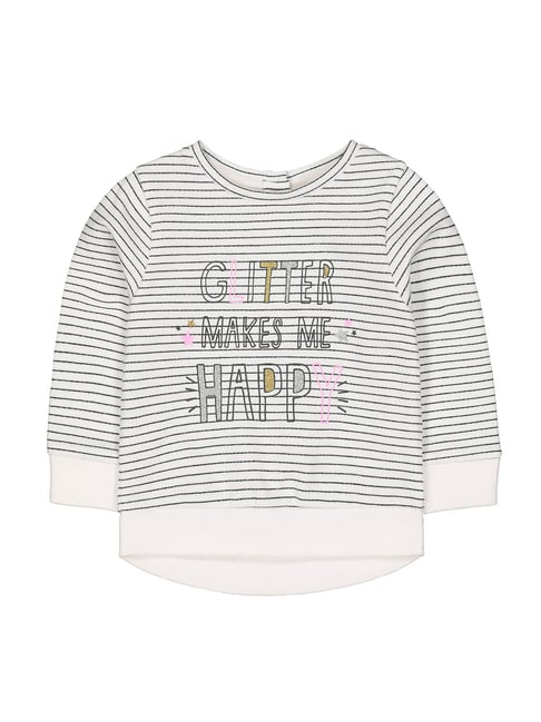 black white striped sweatshirt