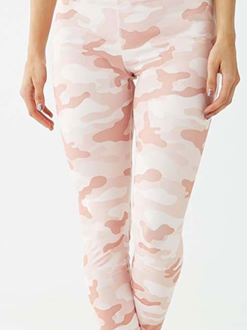Buy Forever 21 Pink Camo Print Leggings for Women Online @ Tata CLiQ