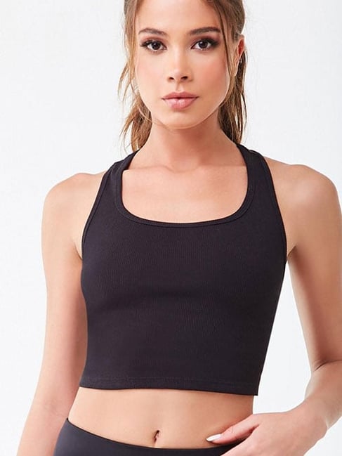 Forever 21 Black Regular Fit Tank Top 