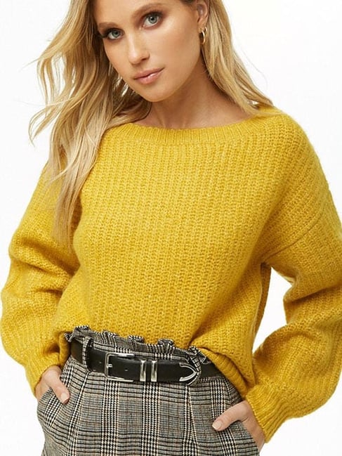 Mustard sweater hotsell forever 21