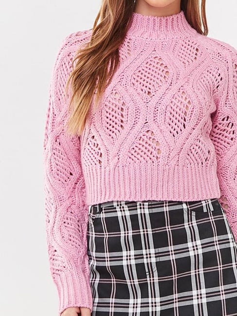 forever 21 pink cardigan