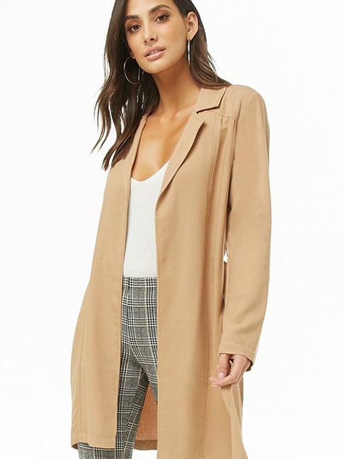 Forever 21 hotsell tan coat