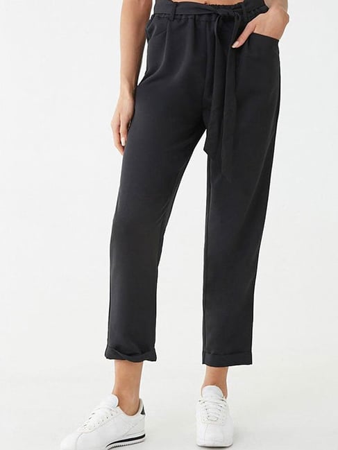 Forever 21 Black Regular Fit Pants