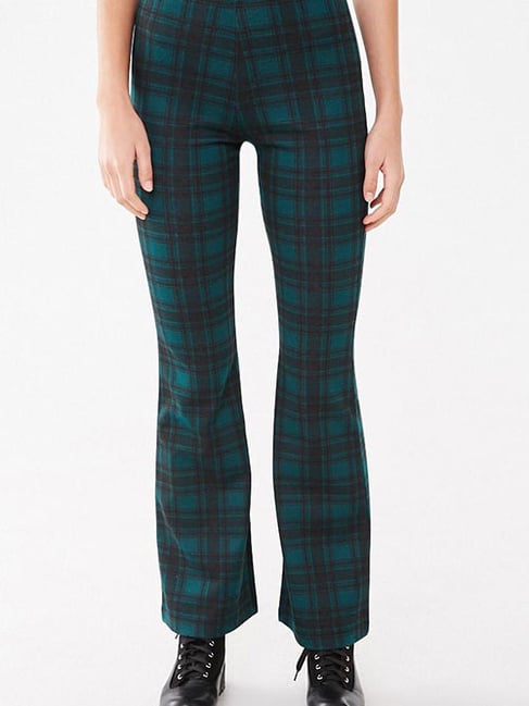 f21 plaid pants