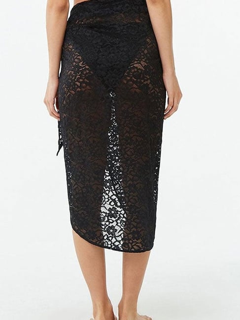 Midi Skirt Sarong Skirt Forever 21 Forever 21 Textured Velvet