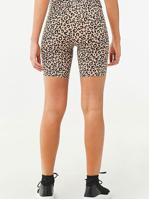 Animal Print Forever 21 Leopard Shorts Buy Forever 21 Tan Black