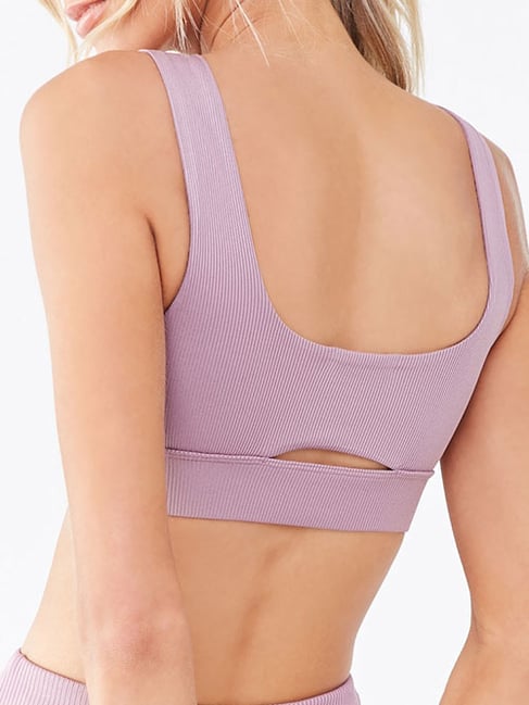 Buy Forever 21 Pink Striped Sports Bra for Women's Online @ Tata CLiQ