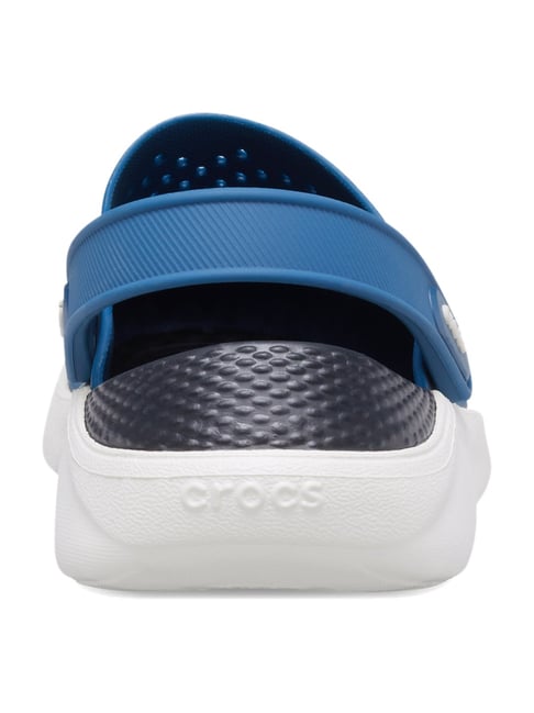 Buy Crocs Literide Vivid Blue Back Strap Clogs for Men at Best Price ...