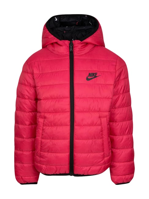 Buy Nike Kids Rush Pink Quilted Hoodie for Boys Clothing Online Tata CLiQ