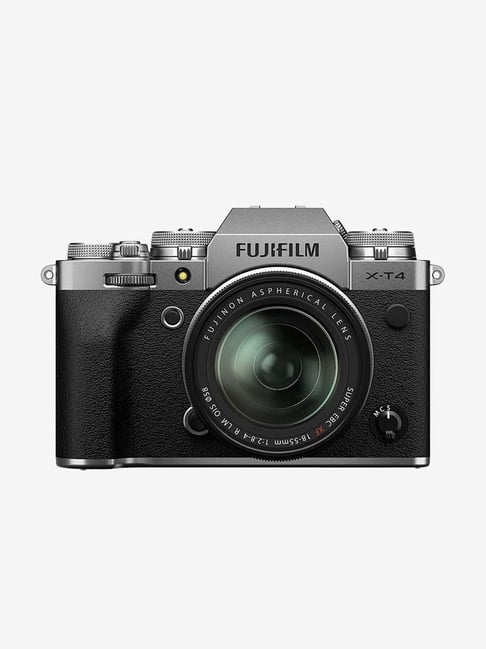 Fujifilm X-T4 (XF 18-55mm F2.8-4 R LM OIS Lens) 26.1 MP Mirrorless Digital Camera (Silver)