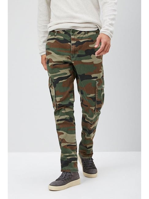 camo cargo pants forever 21