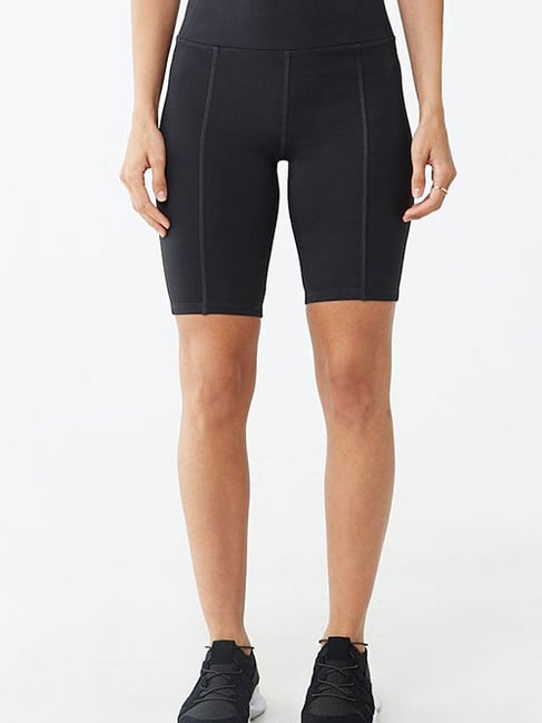 Forever 21 black biker shorts online