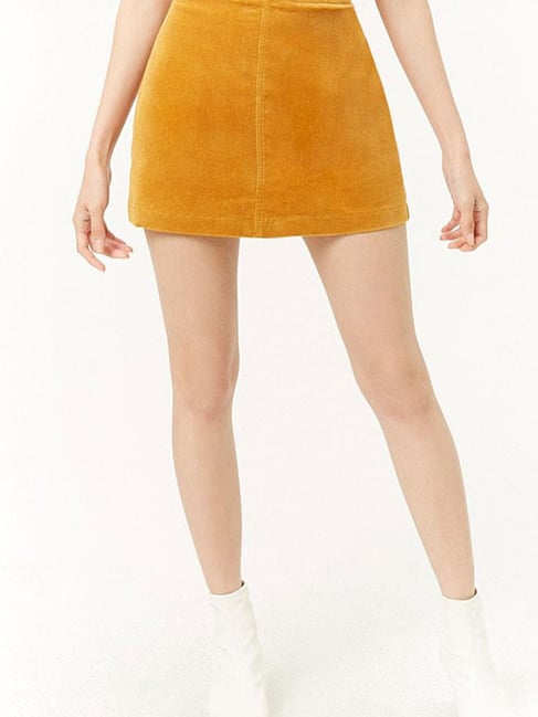 Forever 21 Marigold Cotton Skirt