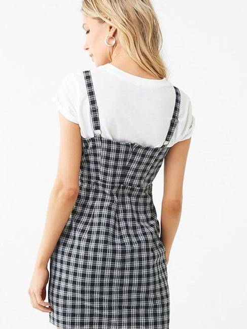 Buy online Women's Tiered Dress Checks Dress from western wear for Women by  Eavan for ₹999 at 60% off | 2024 Limeroad.com