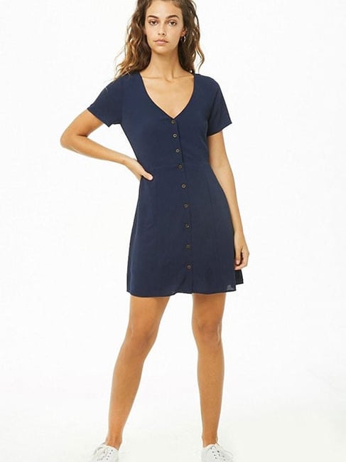 Forever 21 hotsell button front dress