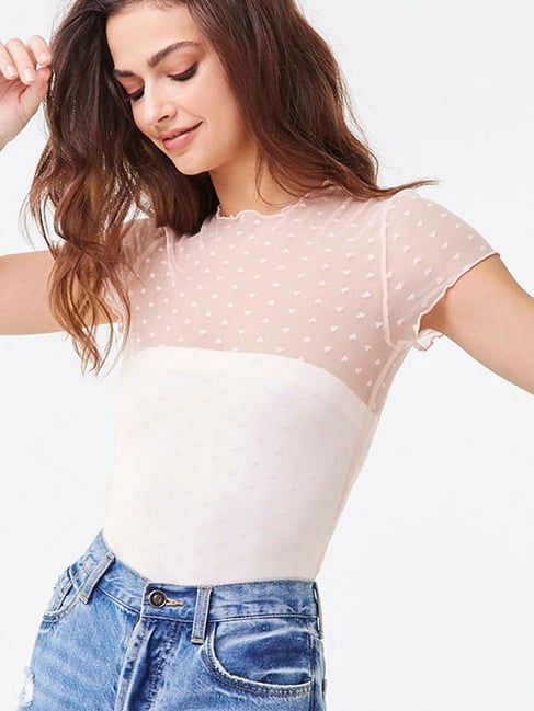 forever 21 lace shirt
