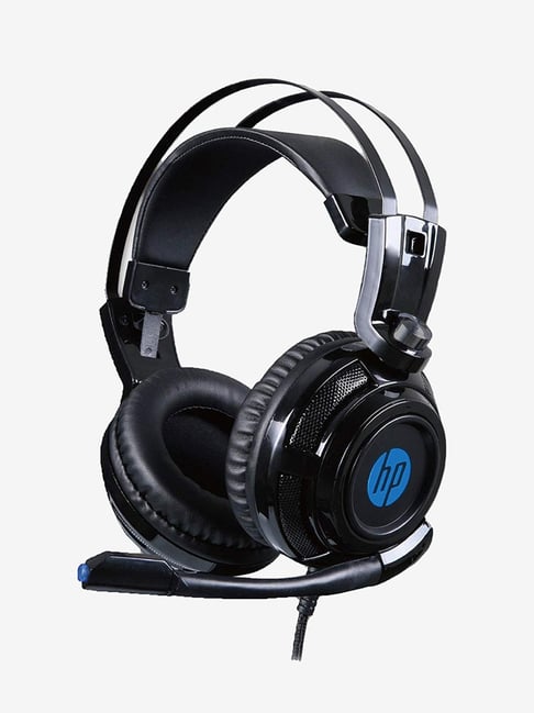 HP H200 Over The Ear Wired Headphones with Mic (Black)