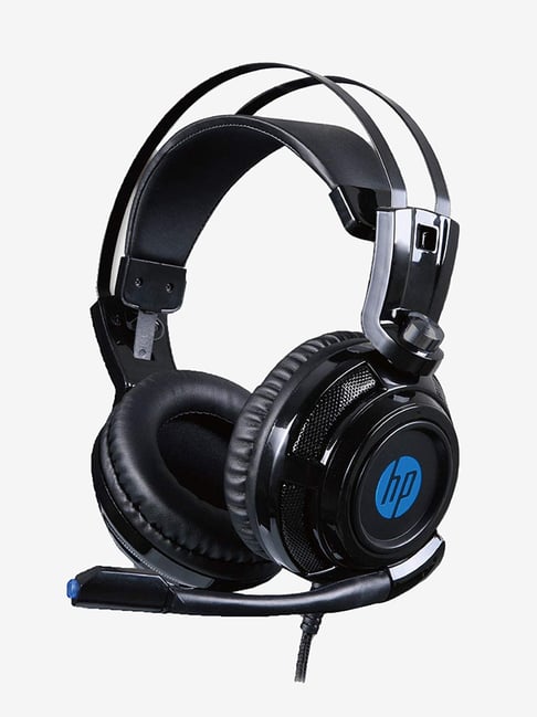 HP H200GS Over The Ear Wired Headphones with Mic (Black)