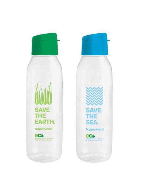 Tupperware Round Fliptop Water Bottles 500 ml Set of 2