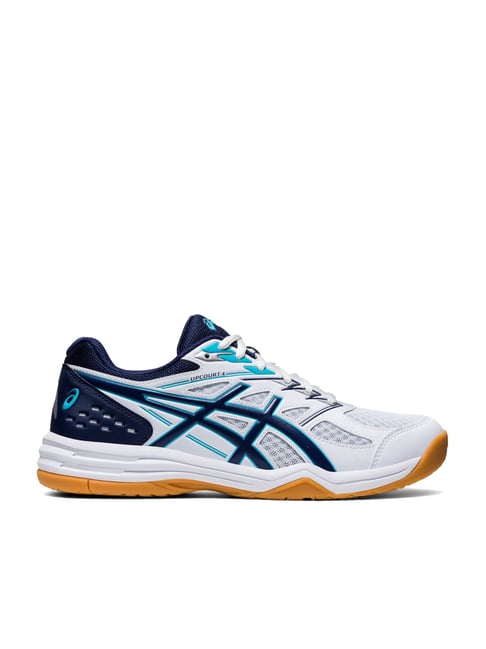 Buy Asics Upcourt 4 White Indoor Court Shoes for Men at Best Price