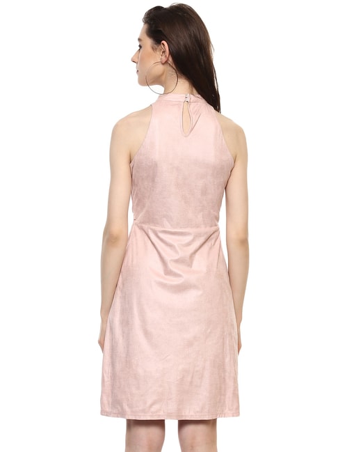 Kazo Peach Mini Dress Price in India