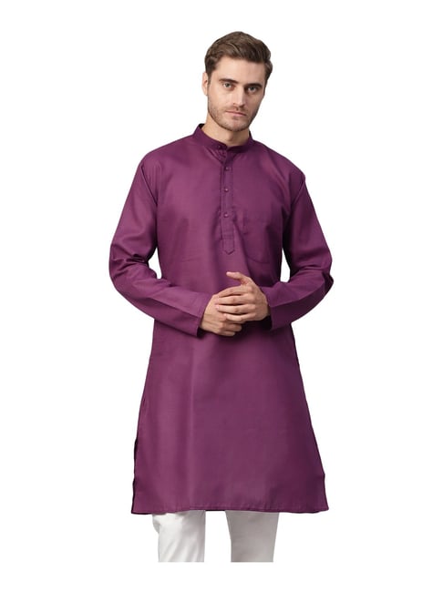 Sojanya Purple Regular Fit Kurta