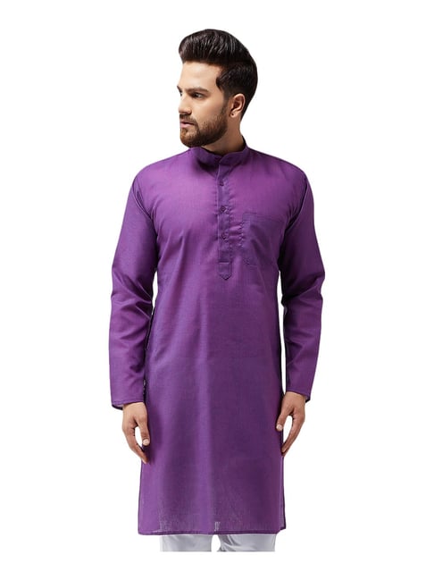 Sojanya Purple Regular Fit Kurta