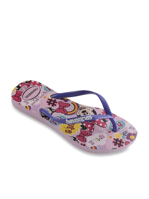 Buy Havaianas Kids Slim Disney Cool Purple Pink Flip Flops for