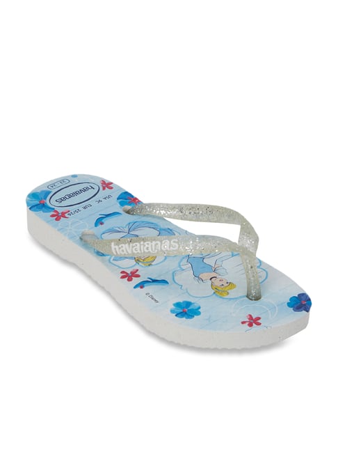 Havaianas Kids Slim Disney Princess Blue Flip Flops