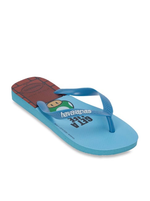 Buy Havaianas Mario Bros Blue Flip Flops for Men at Best Price