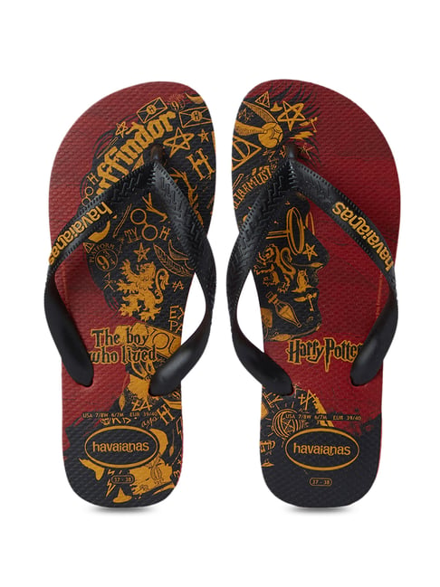 Buy Havaianas Harry Potter Black Flip Flops for Men at Best Price