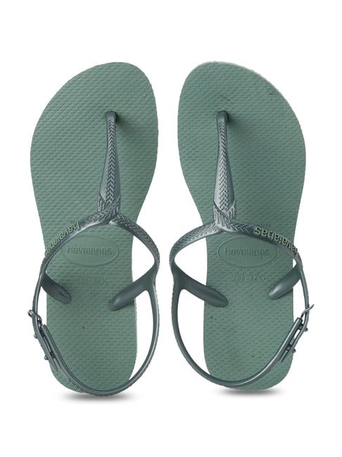 Dark discount green havaianas