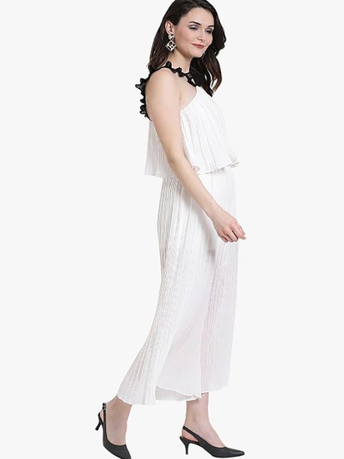 Buy Kazo Front Embellished Jumpsuit Black at Amazon.in