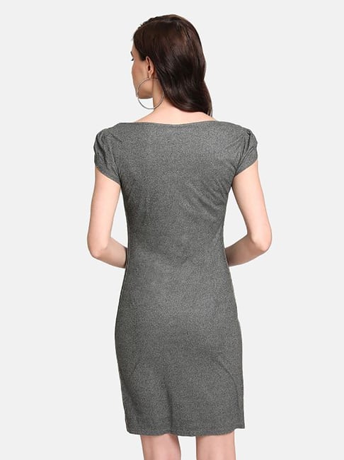 Buy Kazo Grey Textured Dress for Women Online Tata CLiQ