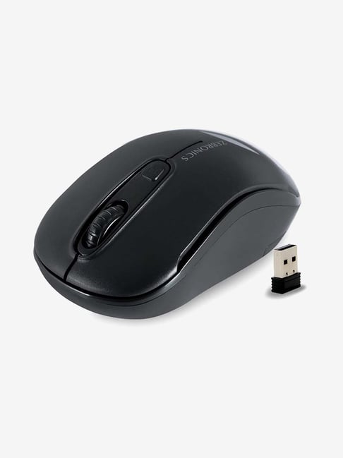 Zebronics Zeb-Dash Wireless Optical Mouse (Black)