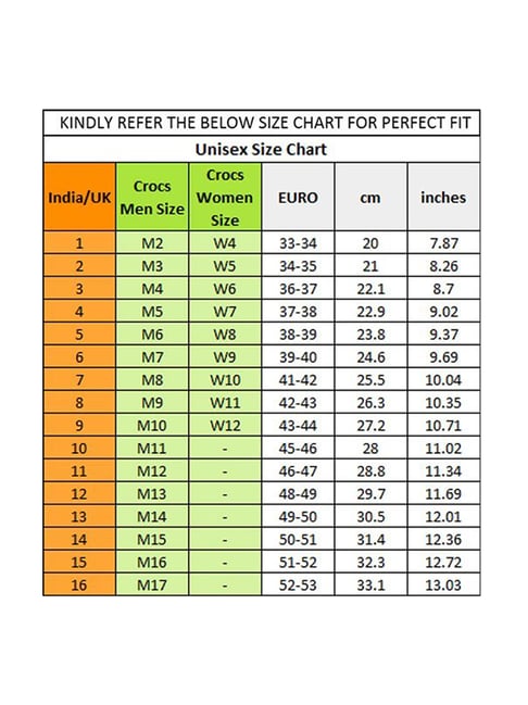 Fit Guide Crocs Mens Size Crocs Men's Realtree Classic Clog MAX-7