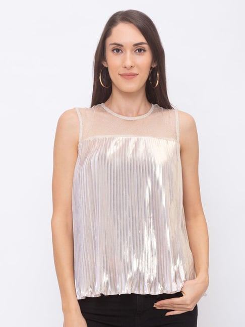 Globus Silver Regular Fit Top