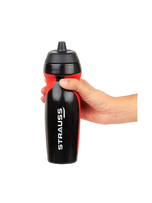 Strauss Sports Sipper Water Bottle, 600ml (Red)-Strauss-Footwear-TATA CLIQ