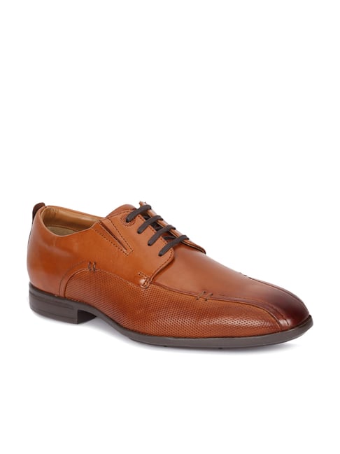 Ruosh Men's Berlin Tan Derby Shoes