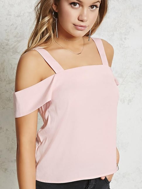 Light pink store blouse forever 21