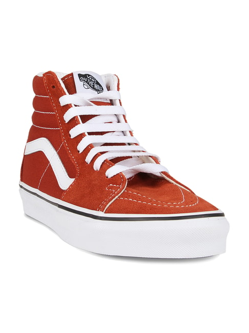 Vans SK8-HI Orange Ankle High Sneakers 